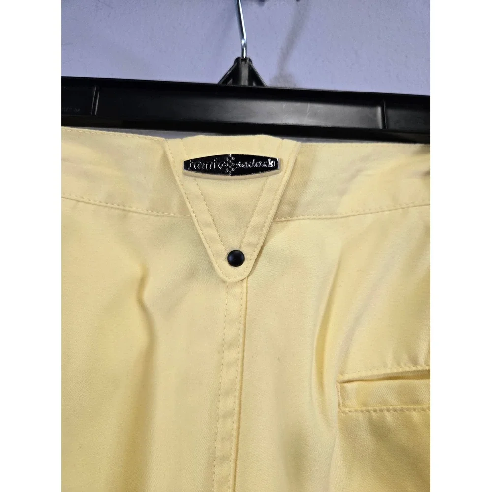 Jamie Sadock Golf Athletic High Rise Zip Pocket Bermuda Shorts Yellow Size 8 - Picture 5 of 9